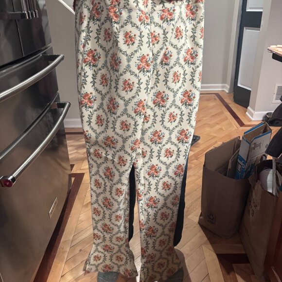 Floral print flare pants - Picture 2 of 6